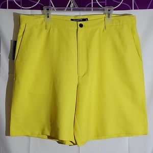 Chaps Golf 78 Canary Yellow Men's Shorts - Size 38